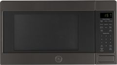 GE® 1.6 Cu. Ft. Black Stainless Steel Countertop Microwave-JES1657BMTS