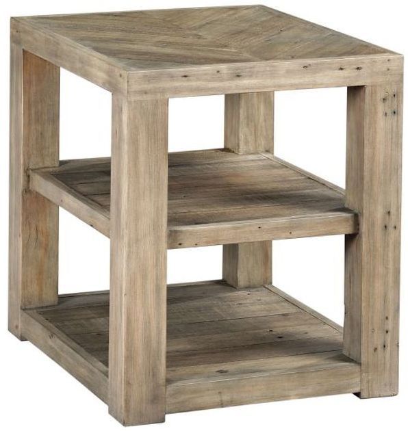 Hammary® Reclamation Place Brown Shelf End Table