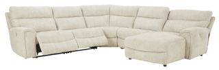 Signature Design by Ashley® Critic's Corner 5-Piece Rawcliffe Power Reclining Sectional