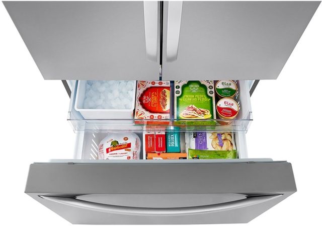 LG 26.5 Cu. Ft. Smudge Resistant Stainless Steel Counter Depth French Door Refrigerator 5