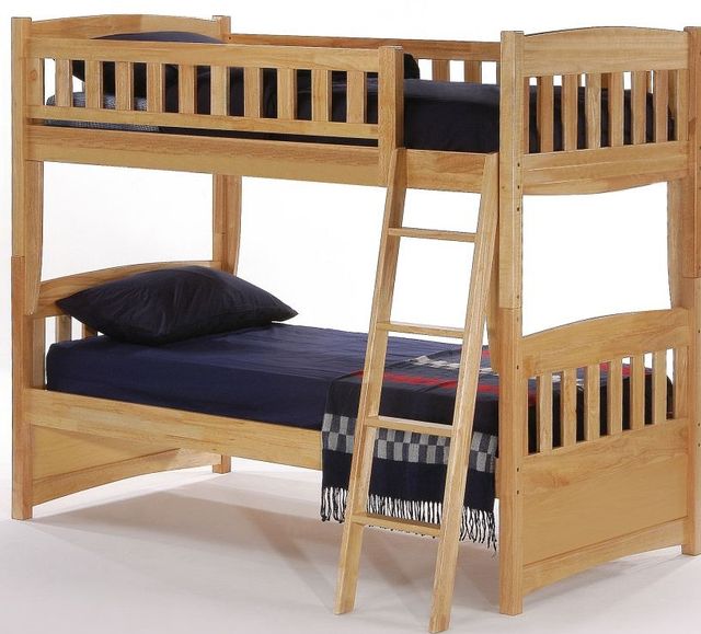 Night And Day Furniture™ Cinnamon Natural Twintwin Bunk Bed Brookings Furniture Brookings Or