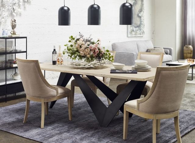 Moe's Home Collection Bird Taupe Dining Table 7