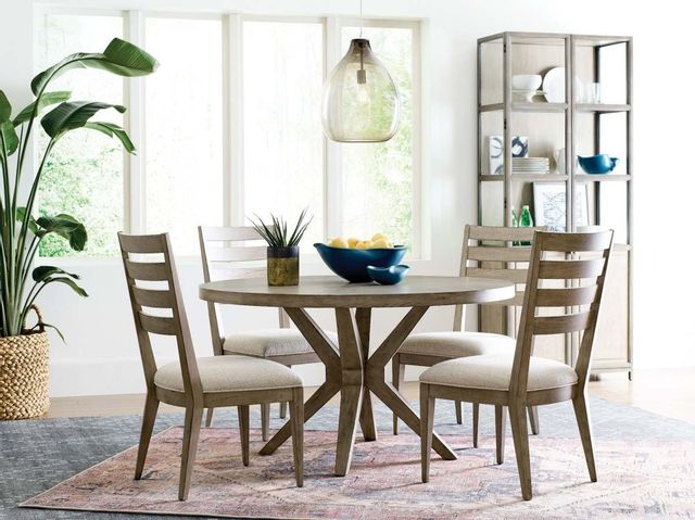 American Drew® West Fork Hardy Taupe Round Dining Table-1