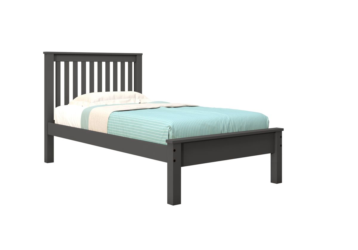 Donco Kids Contempo Dark Grey Twin Bed | Bob Mills Furniture