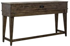 Liberty Furniture Arrowcreek Weathered Stone Console Bar Table