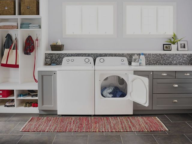 Crosley® Conservator® 6.5 Cu. Ft. White Front Load Electric Dryer 3