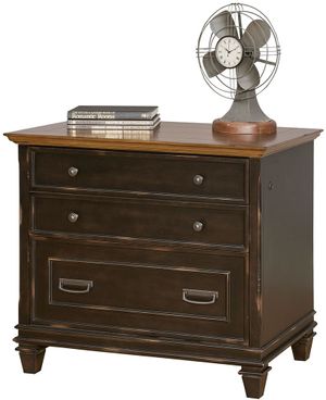 Martin Furniture Hartford Two Toned Rubbed Lateral File