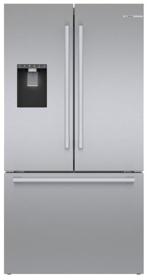 Bosch® 500 Series 21.6 Cu. Ft. Stainless Steel Counter Depth French Door Refrigerator
