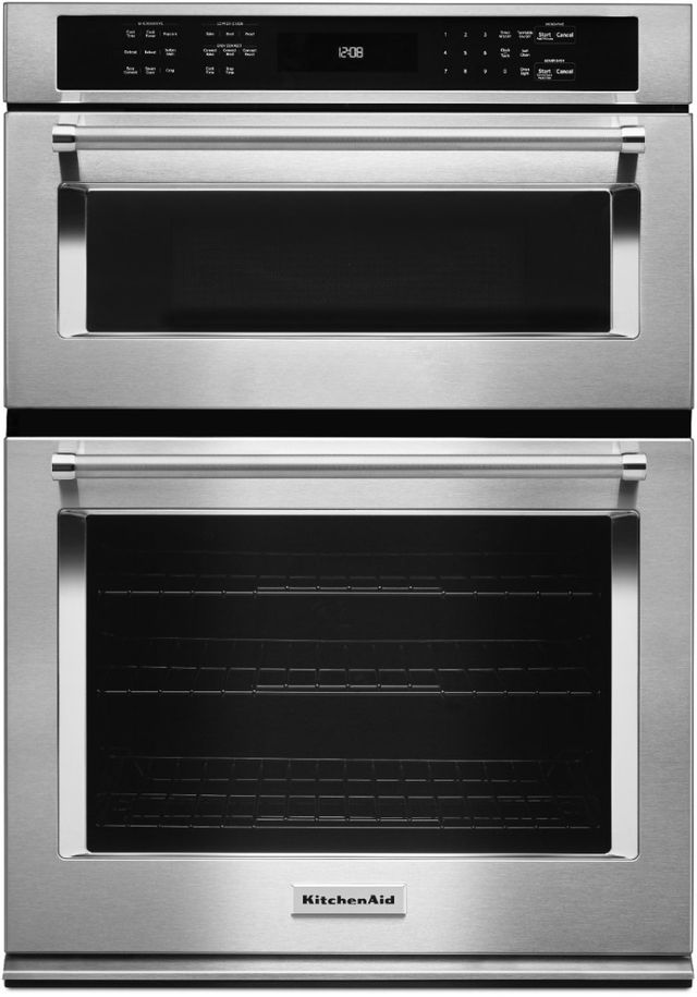 KitchenAid® 30" Stainless Steel Electric Built In Oven/Microwave Combo 1
