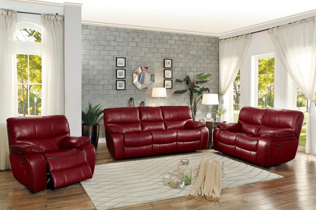 Homelegance® Pecos Red Power Double Reclining Sofa 3
