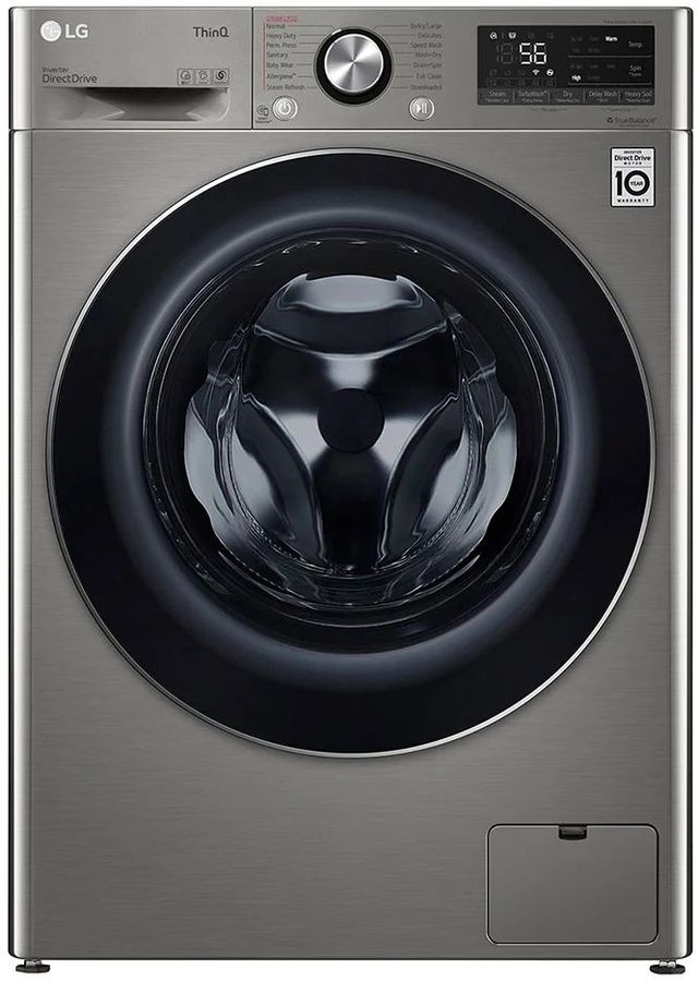 LG 2.6 Cu. Ft. Graphite Steel Front Load Washer Dryer Combo