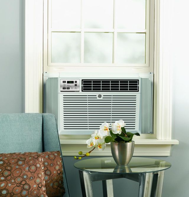 GE® Window Mount Air Conditioner-Light Cool Gray 6