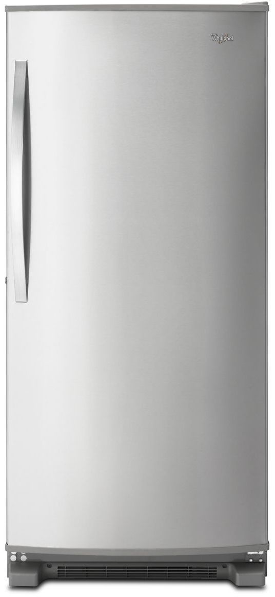 Whirlpool® 18 Cu. Ft. All Refrigerator-Monochromatic Stainless Steel