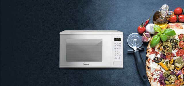 Panasonic Genius® 1.3 Cu. Ft. White Countertop Microwave 2