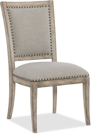 Hooker® Furniture Boheme Mercantile White Vitton Upholstered Side Chair