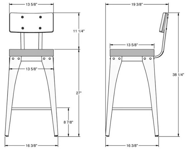 Amisco Customizable Upright Upholstered Counter Stool | Colder's ...