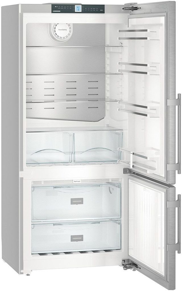 Liebherr 30 in. 12.8 Cu. Ft. Stainless Steel Bottom Freezer Refrigerator-1