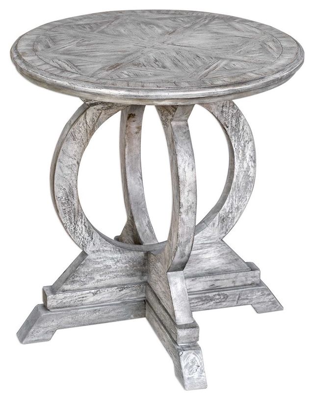 Uttermost® Maiva White Accent Table-1