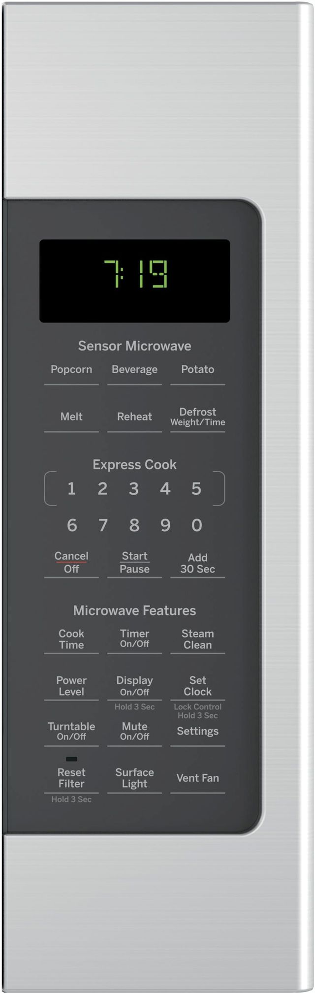 GE® Series 1.9 Cu. Ft. Stainless Steel Over The Range Microwave-1
