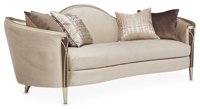 Michael Amini® Villa Cherie Hazelnut Sofa | Lacks Furniture ...