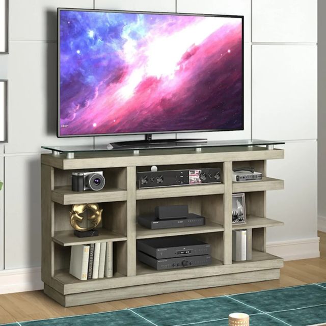 Legends Furniture, Inc. Celino Sandstone 65" TV Cart 1