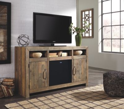 Signature Design by Ashley® Sommerford Brown Large TV Stand 4