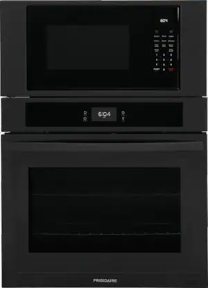 Frigidaire® 30" Black Oven/Micro Combo Electric Wall Oven 
