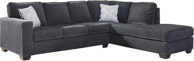 Signature Design by Ashley® Altari 2-Piece Slate Sectional with Chaise 11