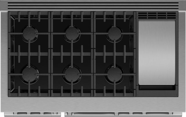 Fisher & Paykel Series 7 48" Stainless Steel Pro Style Gas Range 1