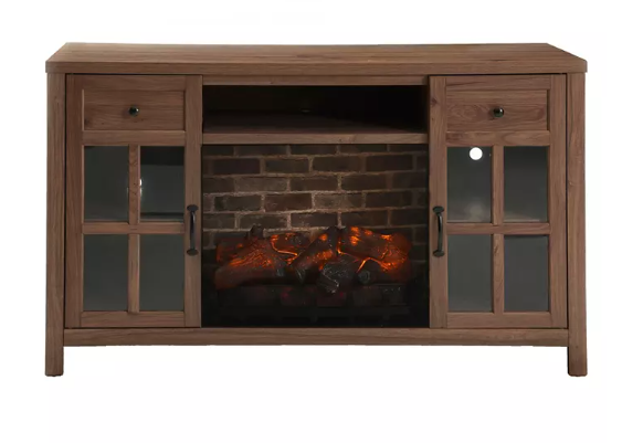 Fireplace tv deals stand the brick