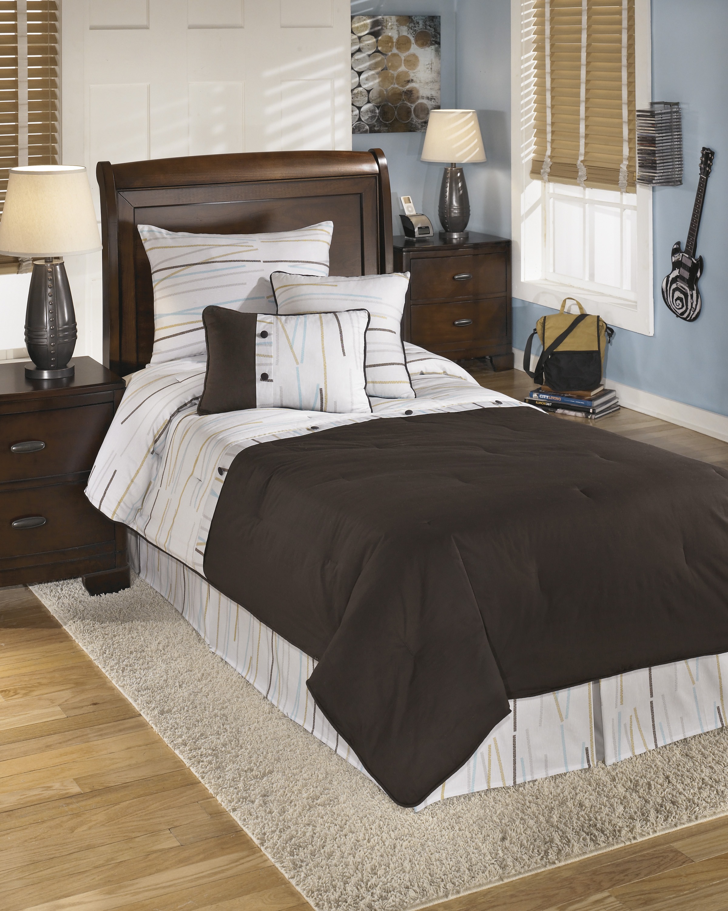 Signature Design by Ashley® Stickly Multi 5-Piece Twin Comforter Set