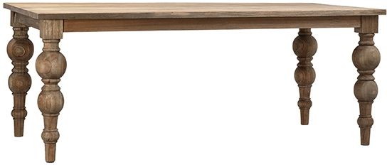 Dovetail Furniture Campbell Natural 78" Dinning Table