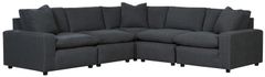 Signature Design by Ashley® Savesto Charcoal 5-Piece Sectional