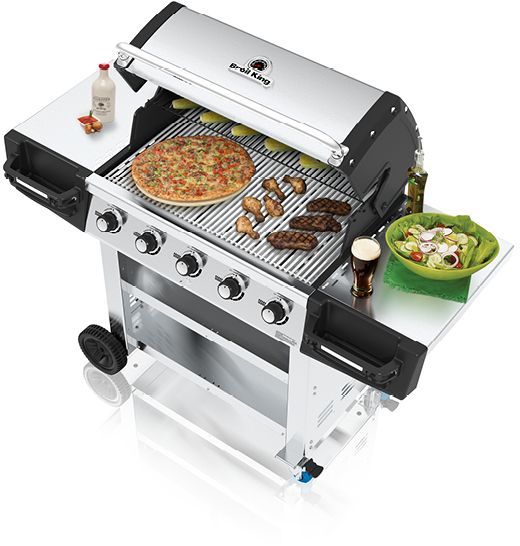 Broil King® Regal™ S520 Commercial Series Stainless Steel Freestanding Natural Gas Grill 3