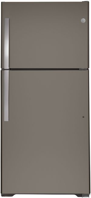 GE® 33 in. 21.9 Cu. Ft. Slate Top Freezer Refrigerator