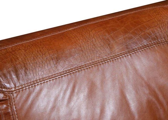 USA Premium Leather Furniture 4955 Saddle Glove All Leather Power Recliner-1