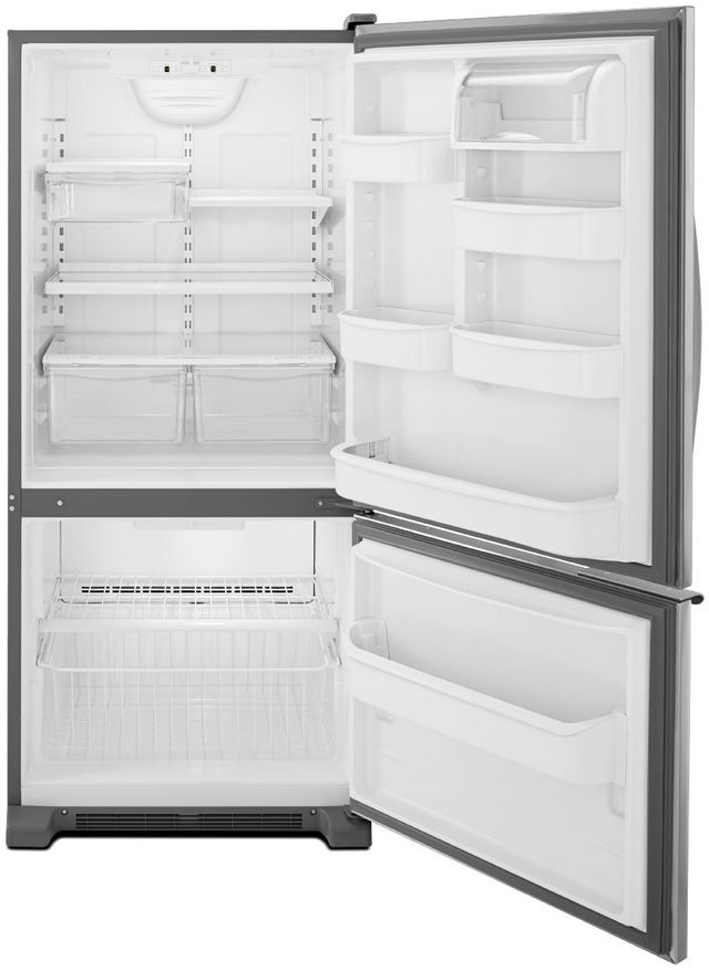 Whirlpool® Gold® 18.7 Cu. Ft. Stainless Steel Bottom Freezer Refrigerator 3