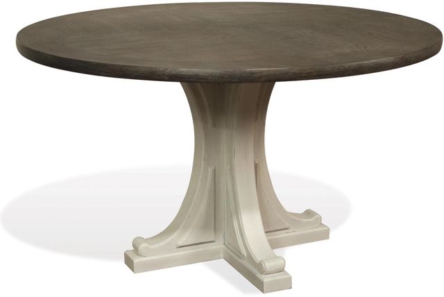 Riverside Furniture Juniper Round Pedestal Dining Table Base 2