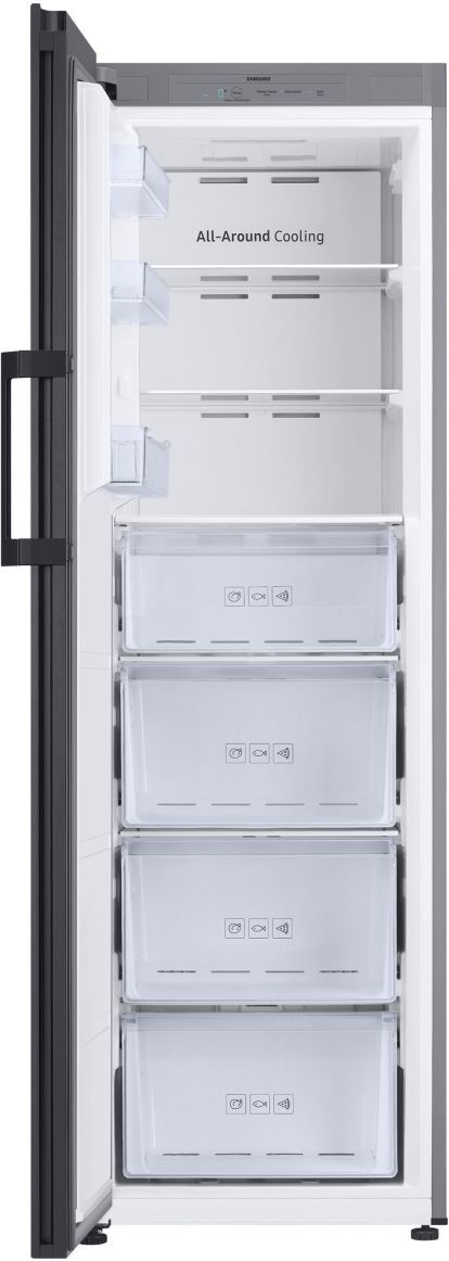 Samsung Bespoke 11.4 Cu. Ft. Navy Glass Flex Column Refrigerator with Customizable Colors and Flexible Design 3