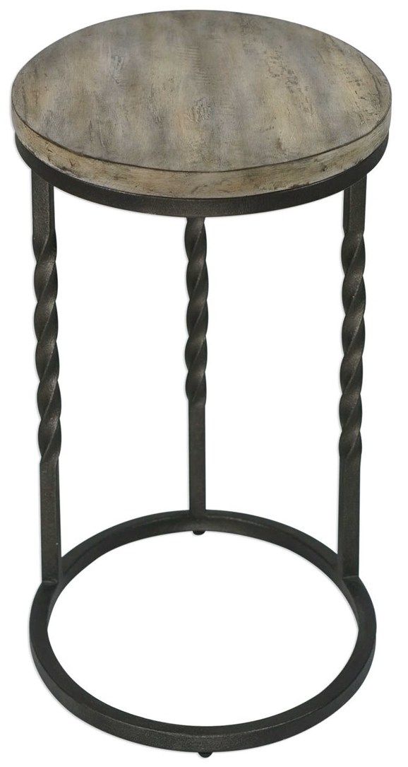 Uttermost® Tauret Ivory Side Table | Bob Mills Furniture