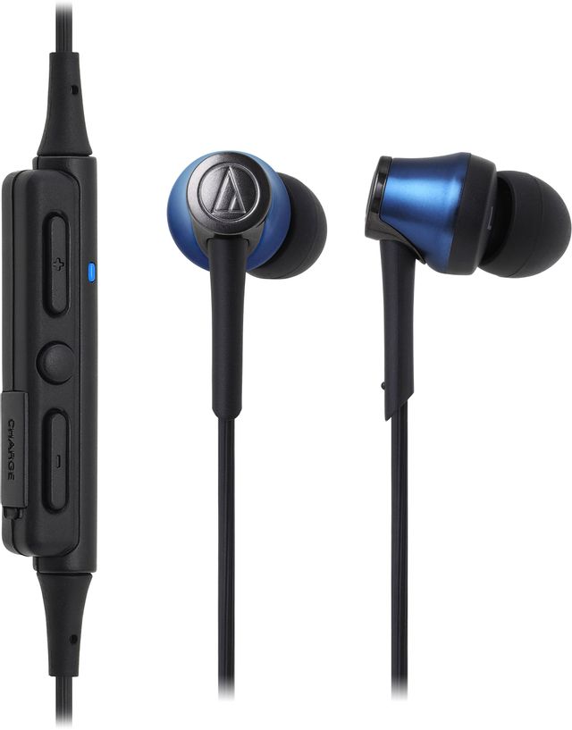 Audio-Technica® Sound Reality Blue Wireless In-Ear Headphones 1