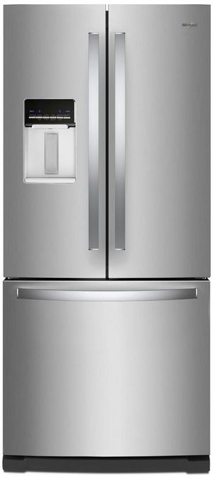 Whirlpool® 30 in. 19 Cu. Ft. Fingerprint Resistant Stainless Steel French Door Refrigerator