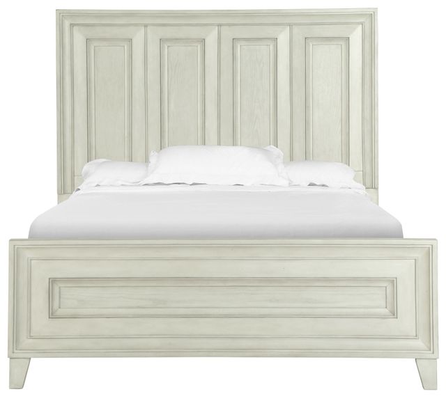Magnussen Home® Raelynn Weathered White Queen Panel Bed-1