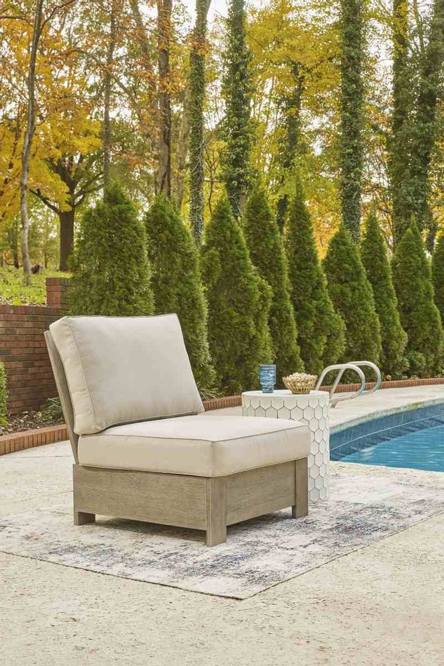 Signature Design by Ashley® Silo Point Brown Outdoor Armless Chair 4