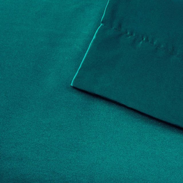 Vonty Satin Sheets Queen Size Silky Soft Satin Bed Sheets Teal