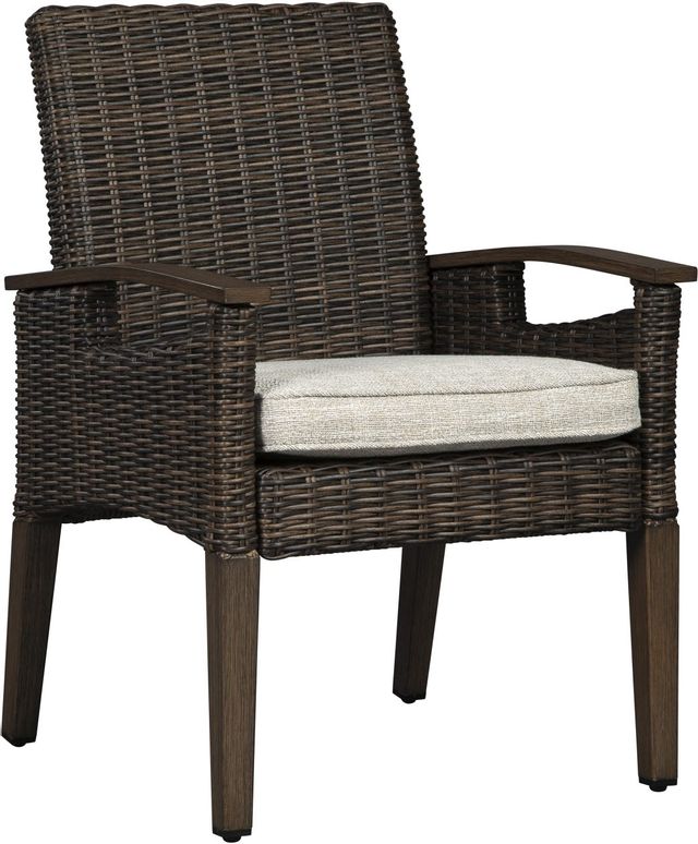Signature Design by Ashley® Paradise Trail Medium Brown Arm Chair with Cushion-0