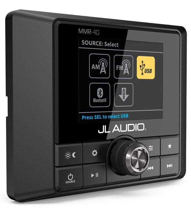 JL Audio® Wired, Full-Function NMEA 2000® Network Controller with Full-Color LCD Display 1