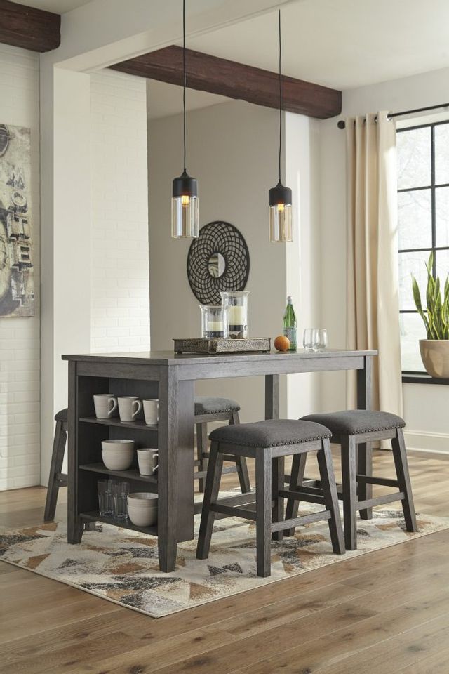 Signature Design by Ashley® Caitbrook Gray Counter Height Dining Table 5
