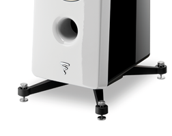 Focal® Kanta N°3 Carrara White-Black High Gloss 3-Way Floor Standing Speaker 1
