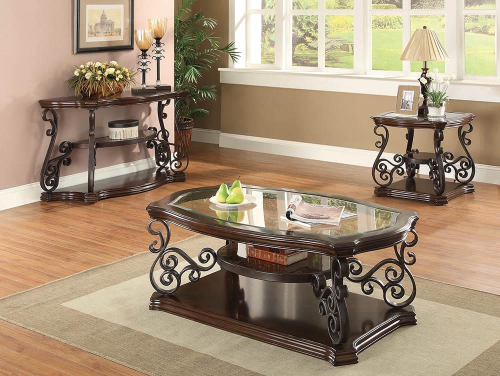 coffee table sets traditional